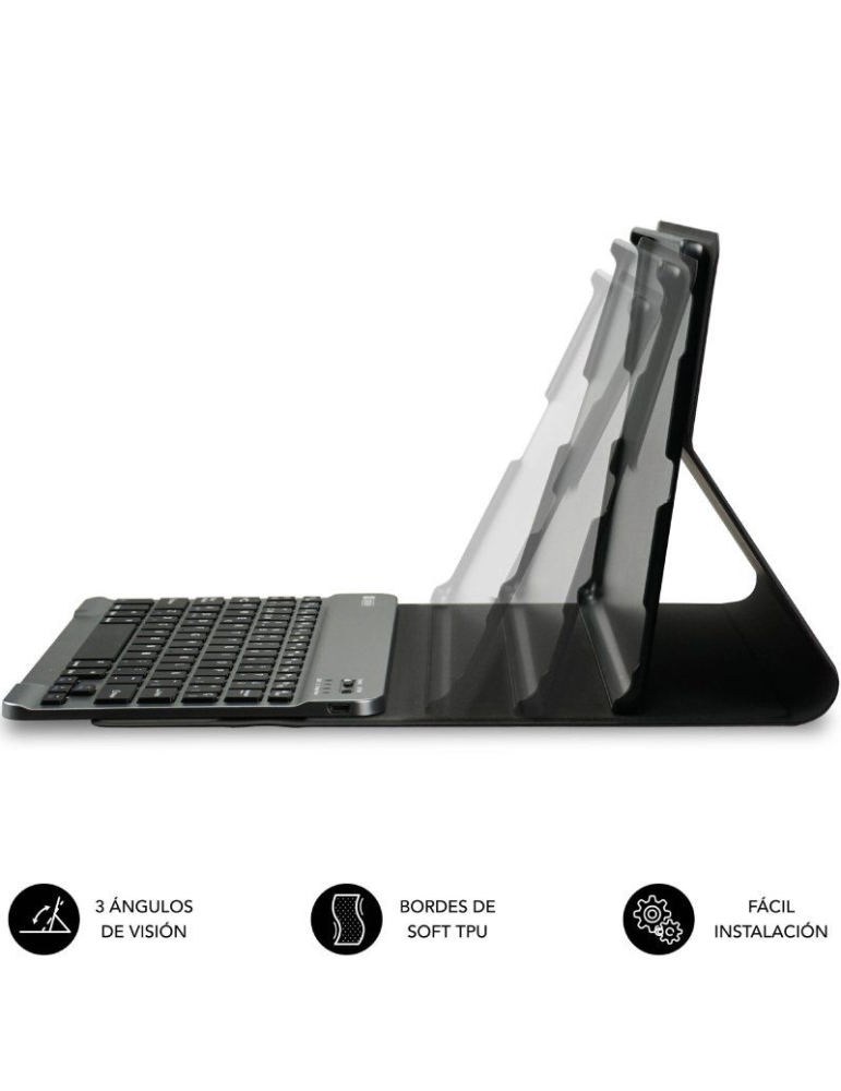 Funda con Teclado Subblim KeyTab Pro BT para Tablets Samsung Galaxy A11+/ Negra