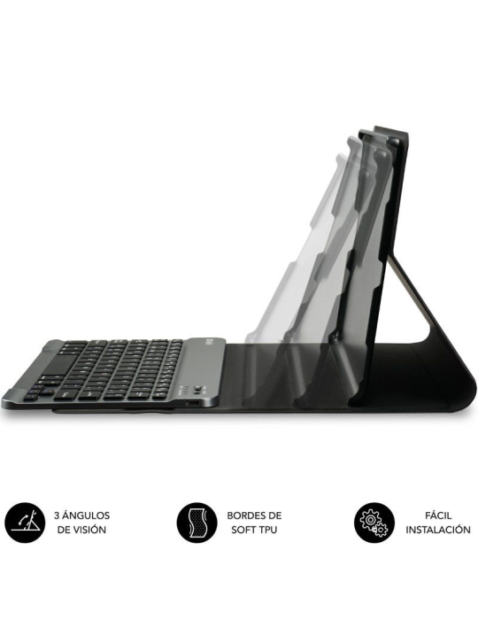 Funda con Teclado Subblim KeyTab Pro BT para Tablets Samsung Galaxy A11+/ Negra