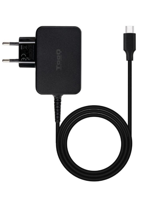Cargador de Portátil GaN TooQ TQLC-USBCGAN45PD USB Tipo-C/ 45W/ Automático/ Voltaje 5-20V